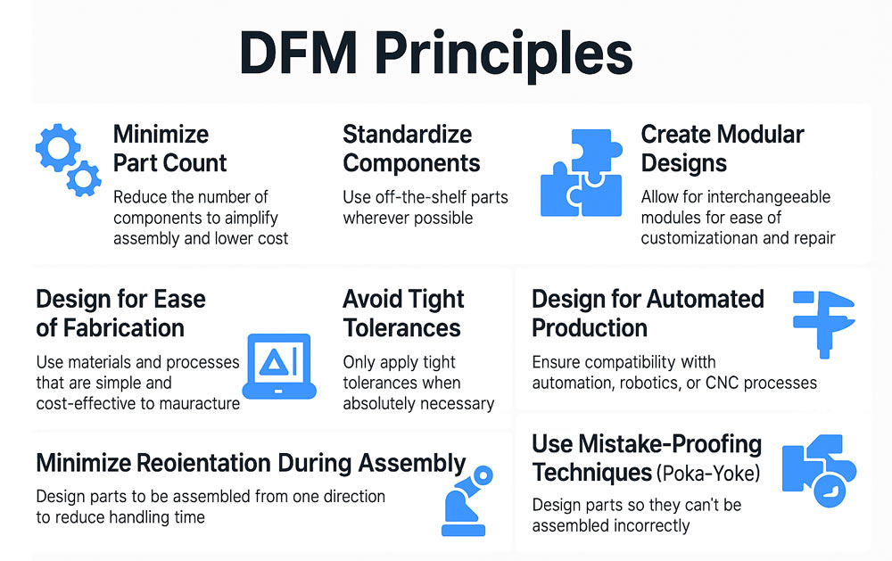 DFM (design for manufacturing)