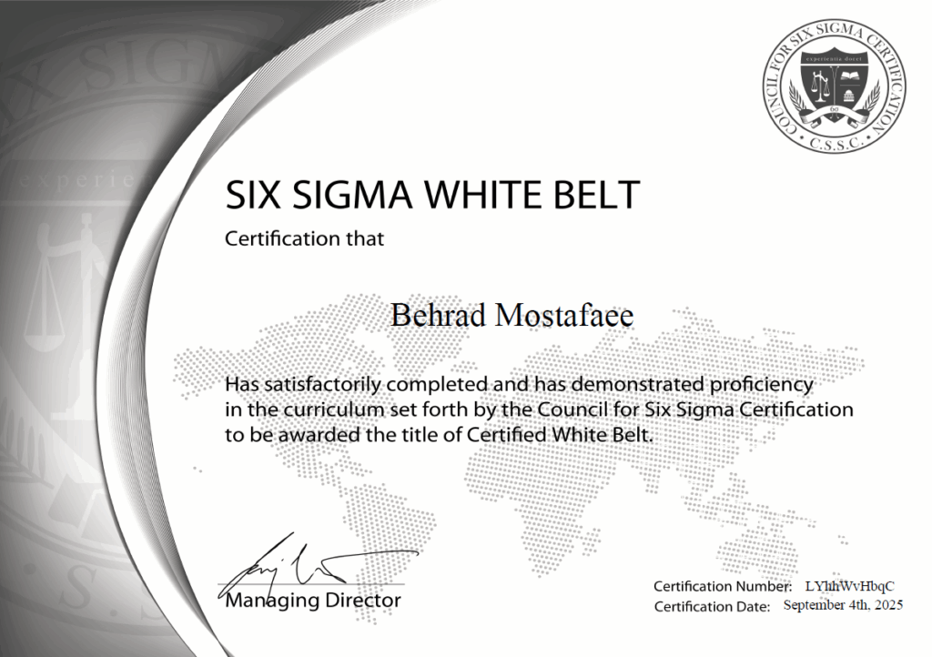 Six Sigma BM engineering